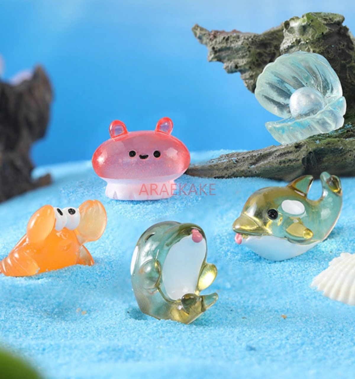 Marine Aquarium Hermit Crab - Animaux marins mignons : calmar, orque,