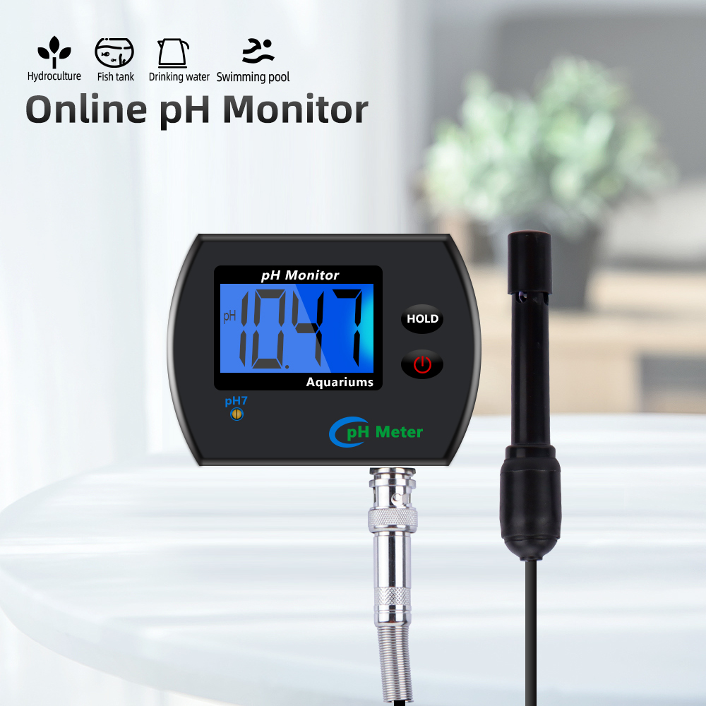 Marine Test Kit - pH-mètre pour aquarium, moniteur multiparamètres de