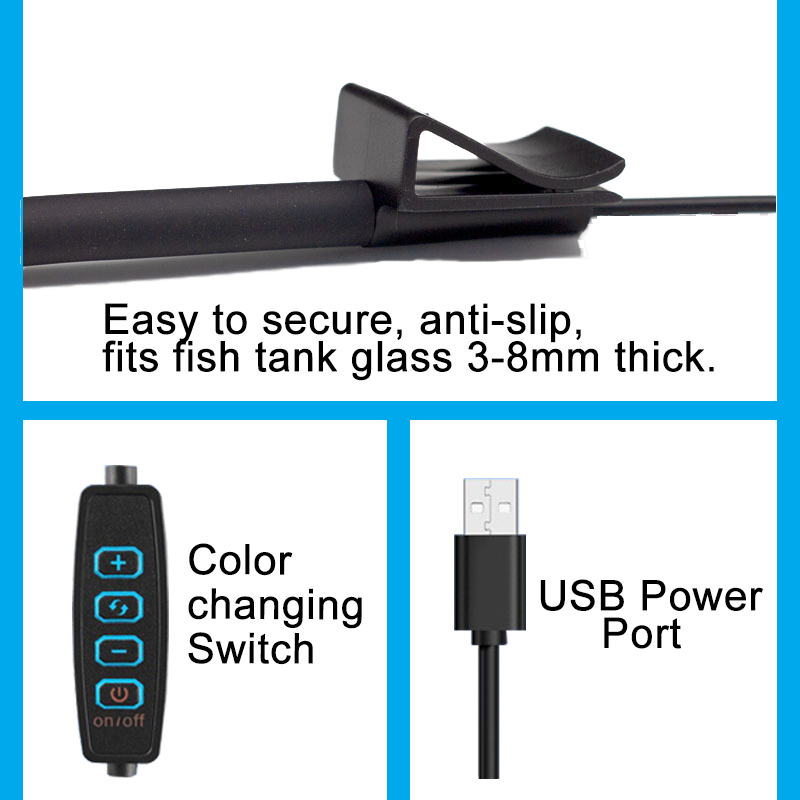 USB Aquarium lampe à LED Aquar - Marine Aquarium Lamp avis et prix