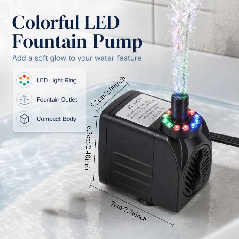 Pompe à eau LED 16W pour fonta - Marine Aquarium Lamp avis et prix