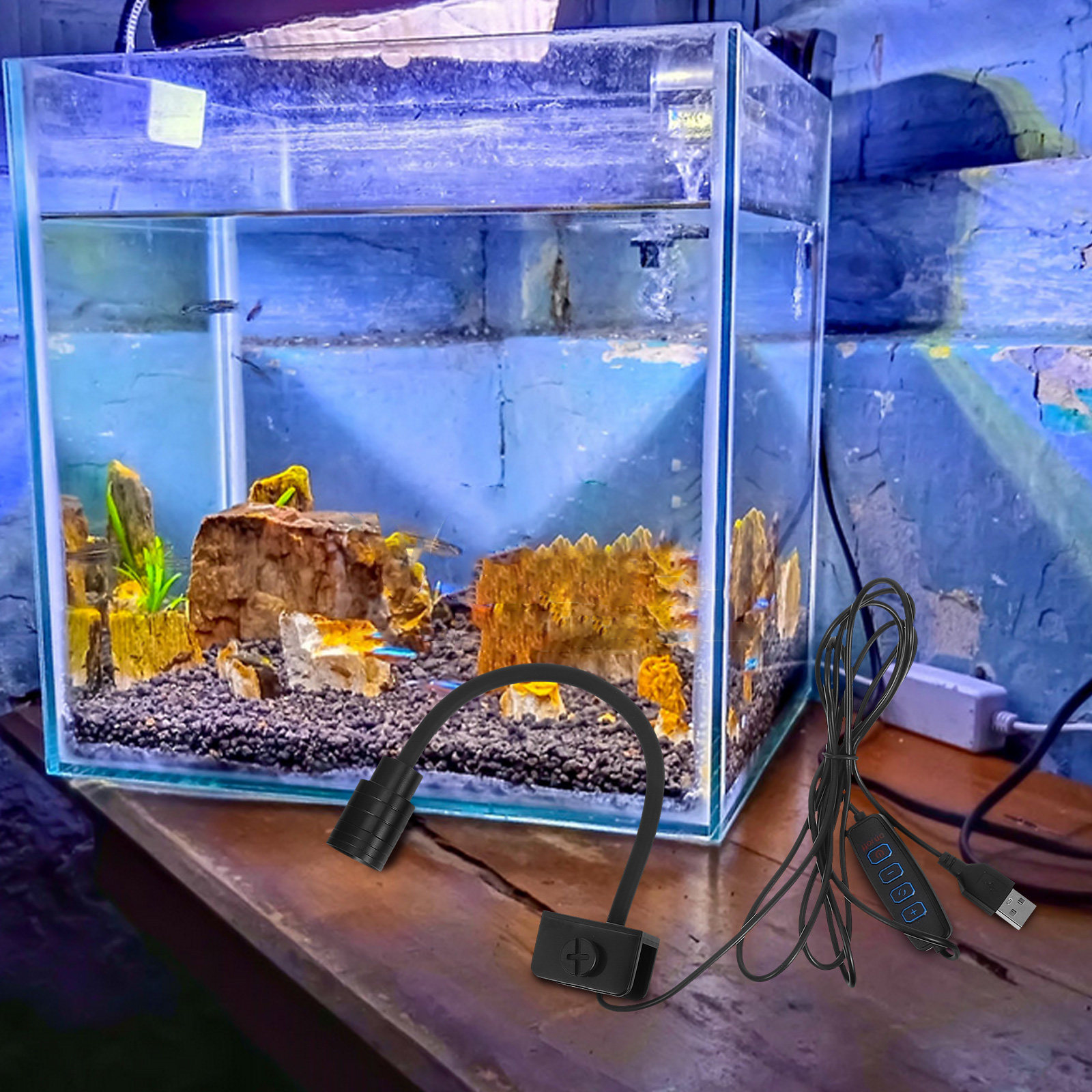 Lampe LED pour aquarium à clip - Marine Aquarium Lamp avis et prix