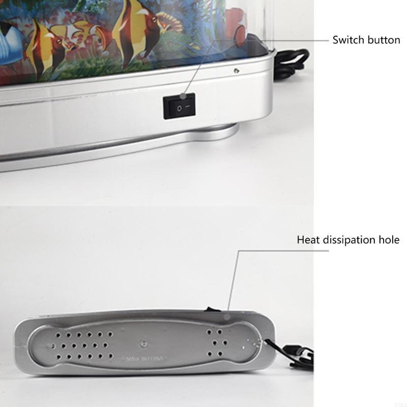 Lampe nuit USB en forme d'aqua - Marine Aquarium Lamp avis et prix
